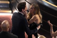 What threw Adrien Brody at Georgina Chapman before the best actor 2025 Oscars speech